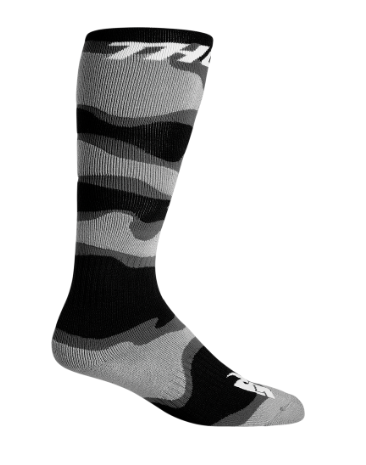 THOR SOCK YOUTH MXCAMO GY/WH Größe US 1-6