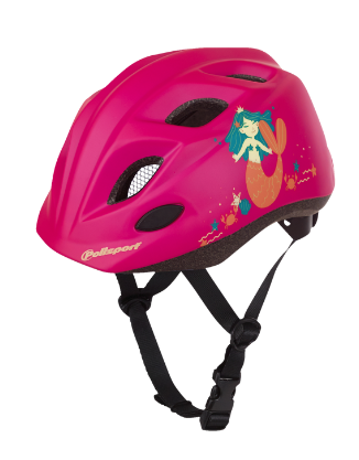 Polisport  XS Premium-Fahrradhelm für Kinder mit LED